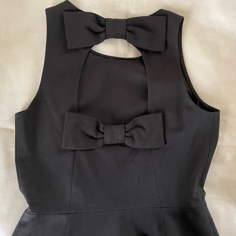 Kate Spade Sleeveless Peplum Top with Bows - Picture 3 of 3